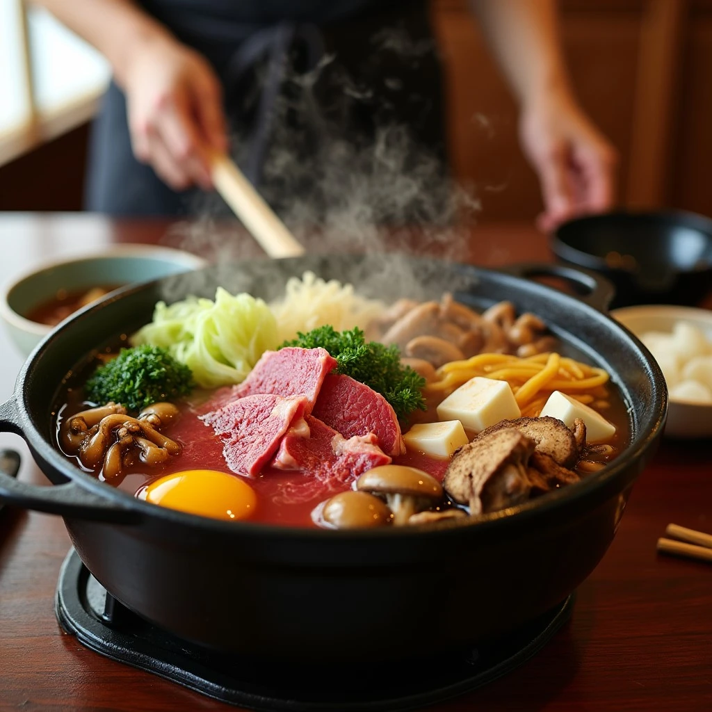 Japanese Sukiyaki Hot Pot